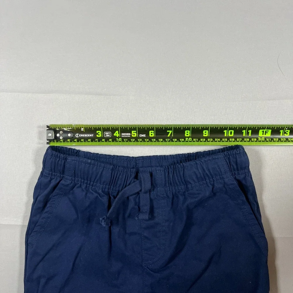 Tommy Bahama Jogger Pants Kids M 7-8 Navy Cotton Stretch Elastic Waistband Taper
